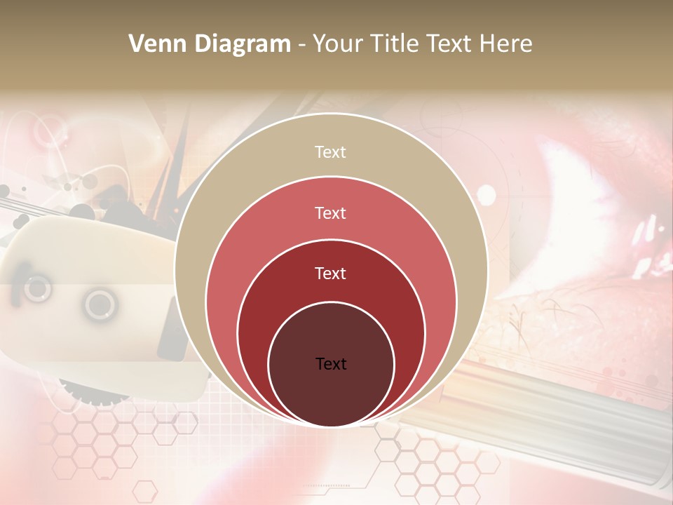 Technology Abstract Eyesight PowerPoint Template