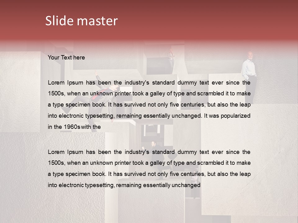 Solution Concrete Team PowerPoint Template