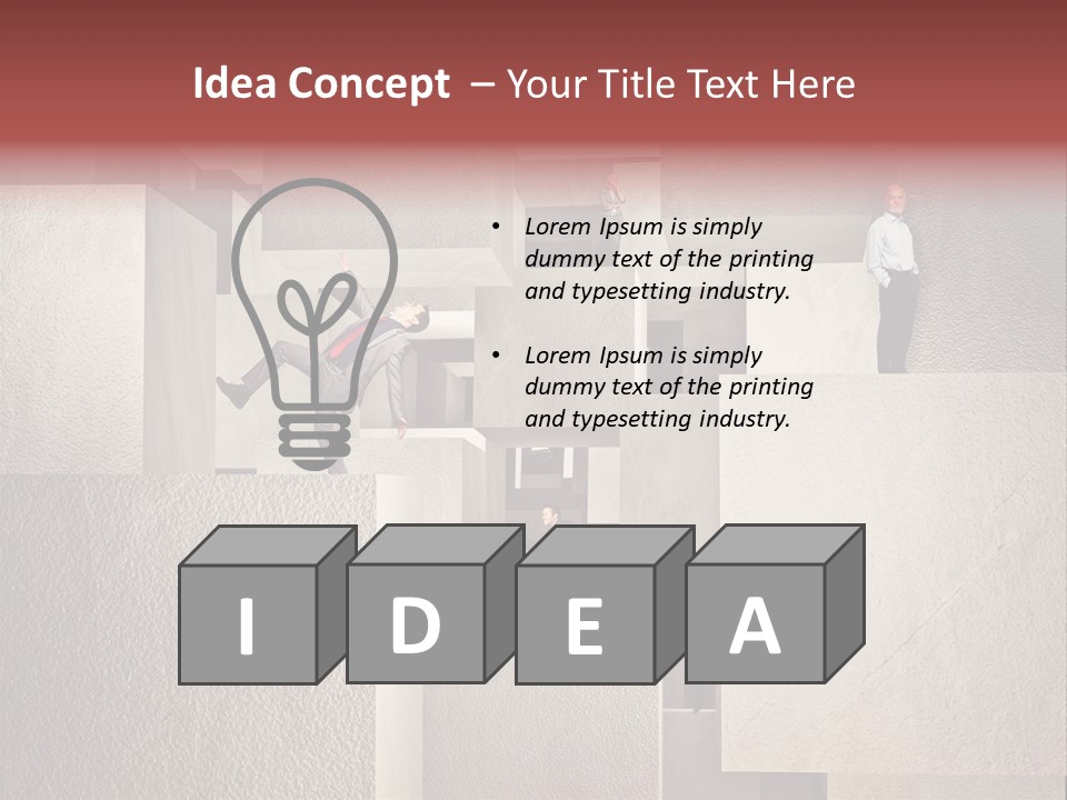 Solution Concrete Team PowerPoint Template
