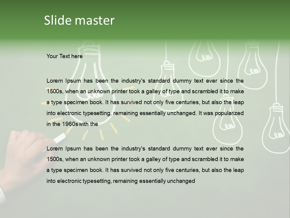 Chalk Creative Technology PowerPoint Template