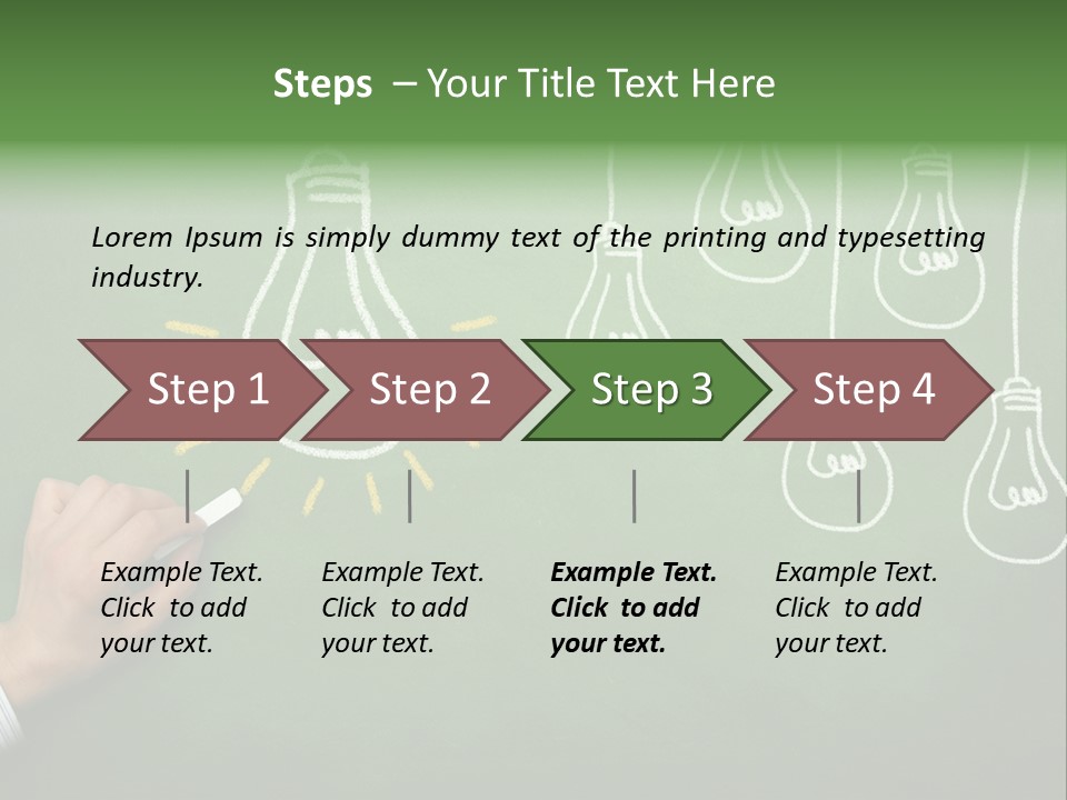 Chalk Creative Technology PowerPoint Template