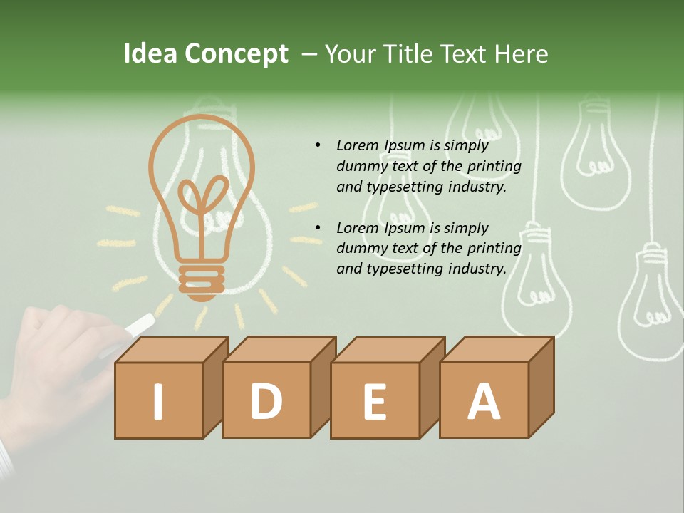 Chalk Creative Technology PowerPoint Template