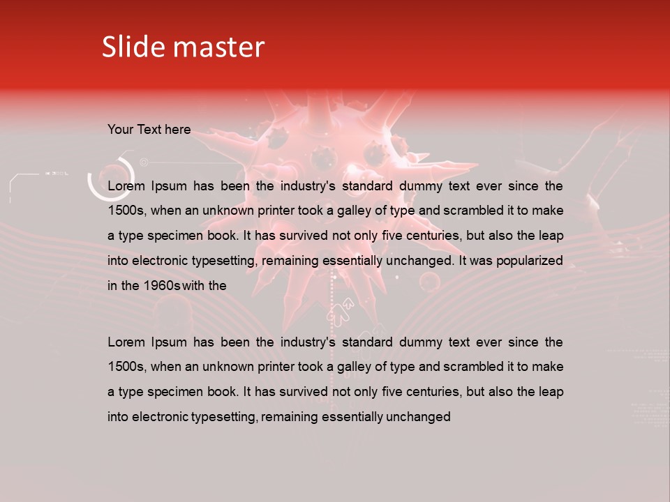 Imagination Organism Illustration PowerPoint Template