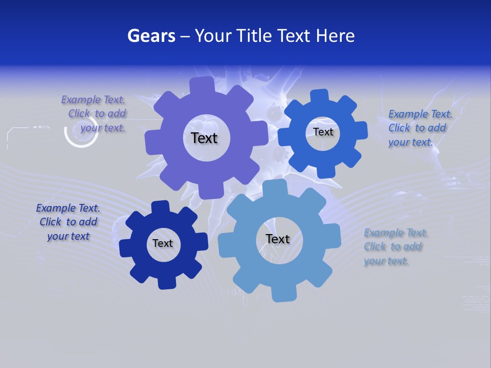 Science Virus Render PowerPoint Template