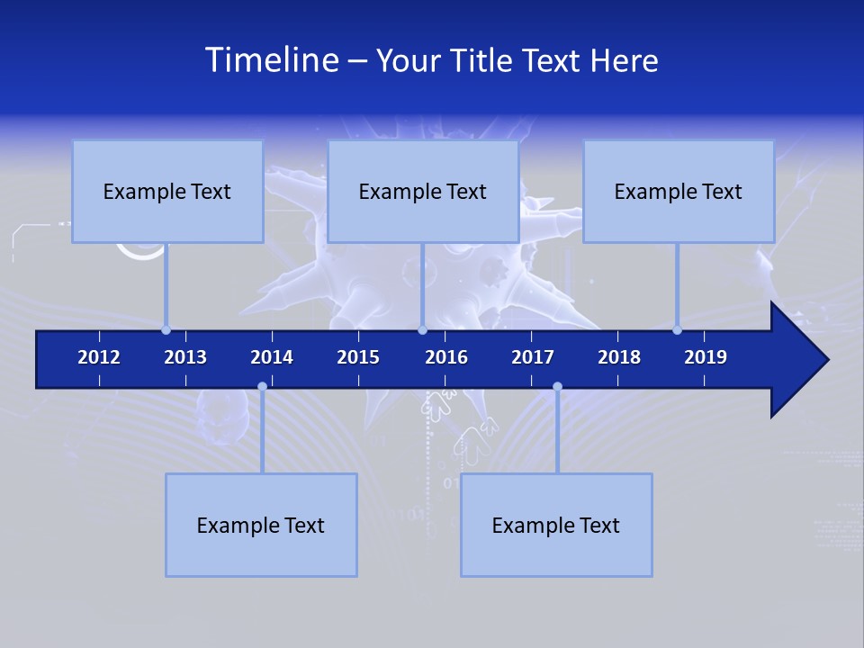 Science Virus Render PowerPoint Template
