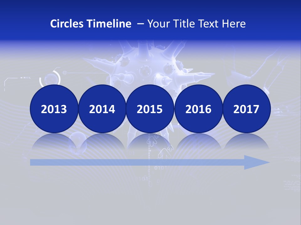 Science Virus Render PowerPoint Template