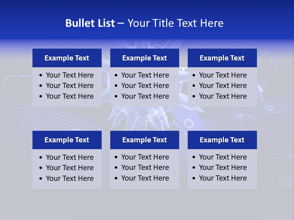 Science Virus Render PowerPoint Template