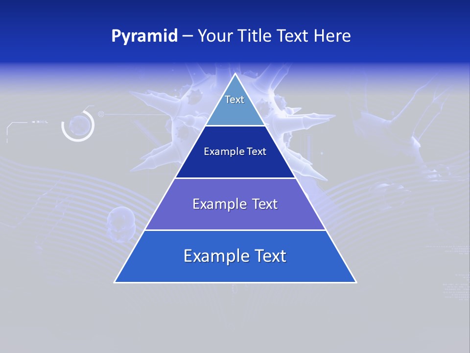 Science Virus Render PowerPoint Template
