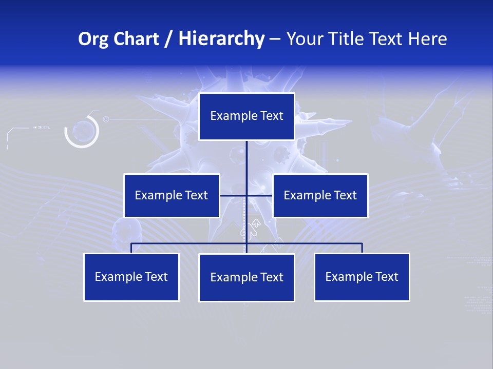 Science Virus Render PowerPoint Template
