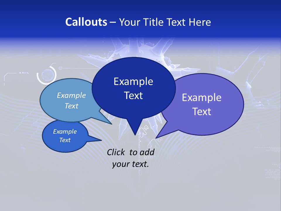 Science Virus Render PowerPoint Template