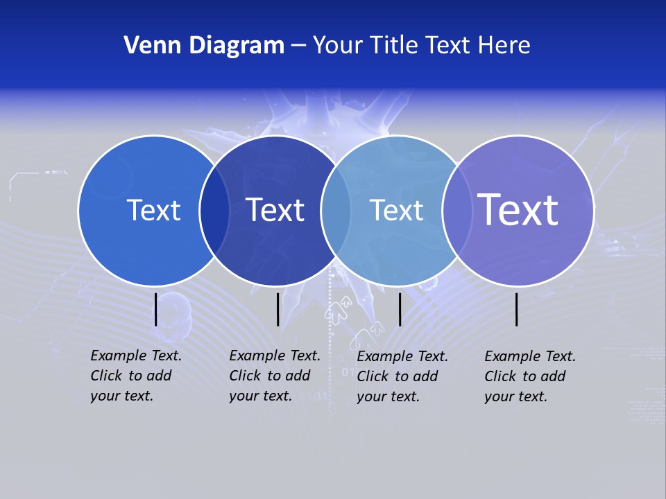 Science Virus Render PowerPoint Template
