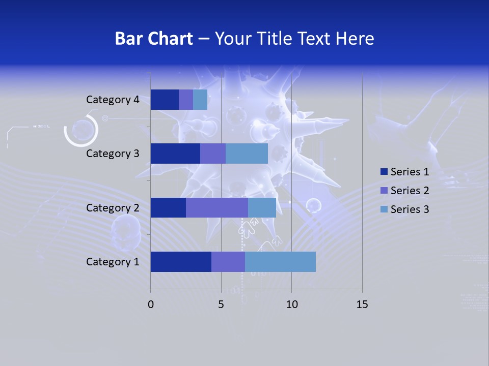 Science Virus Render PowerPoint Template