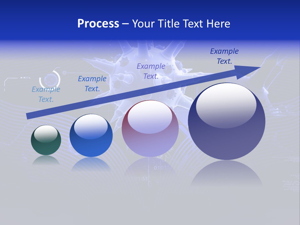 Science Virus Render PowerPoint Template