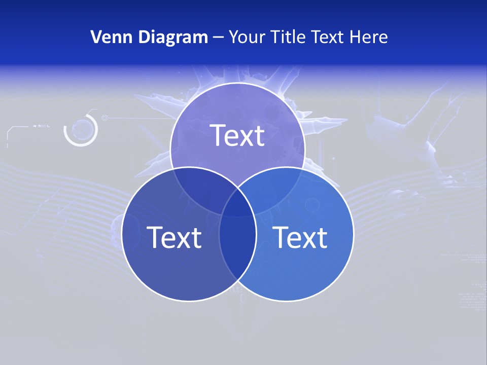 Science Virus Render PowerPoint Template