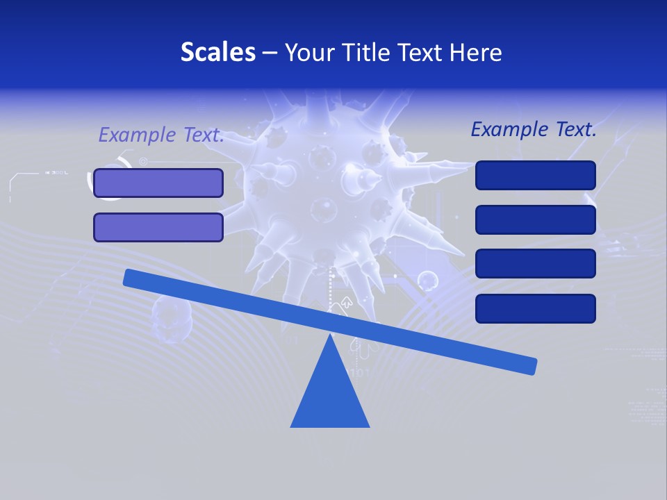 Science Virus Render PowerPoint Template