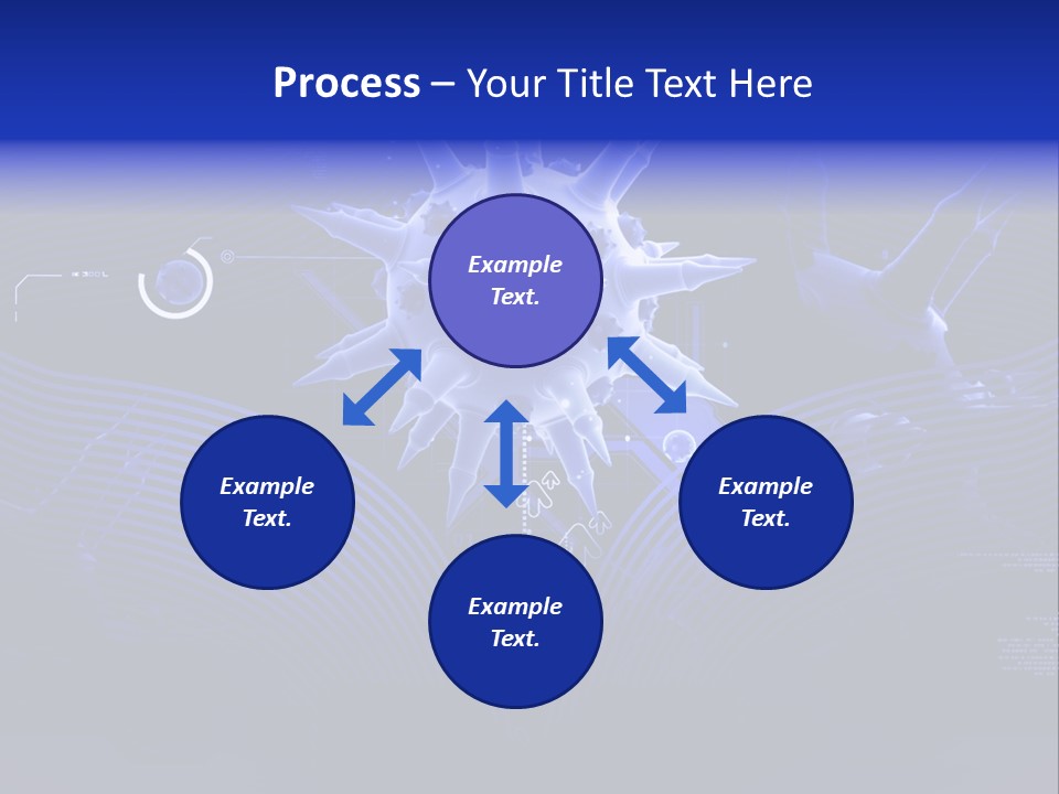 Science Virus Render PowerPoint Template