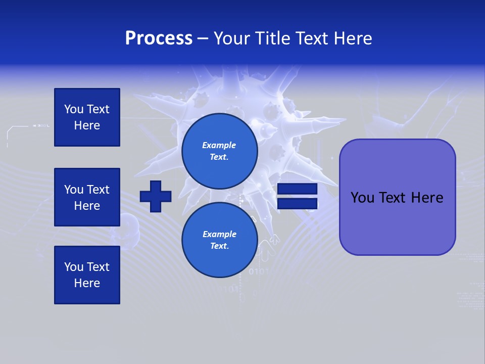 Science Virus Render PowerPoint Template