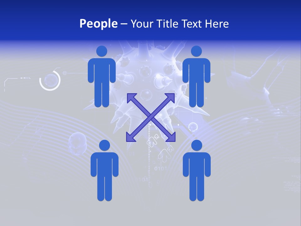 Science Virus Render PowerPoint Template