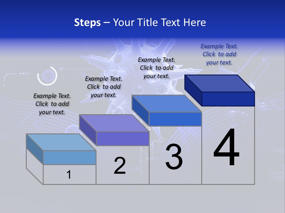 Science Virus Render PowerPoint Template