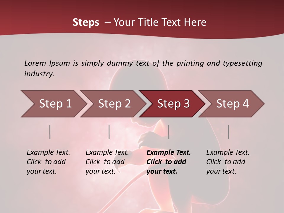 Maternity Embryo Conception PowerPoint Template
