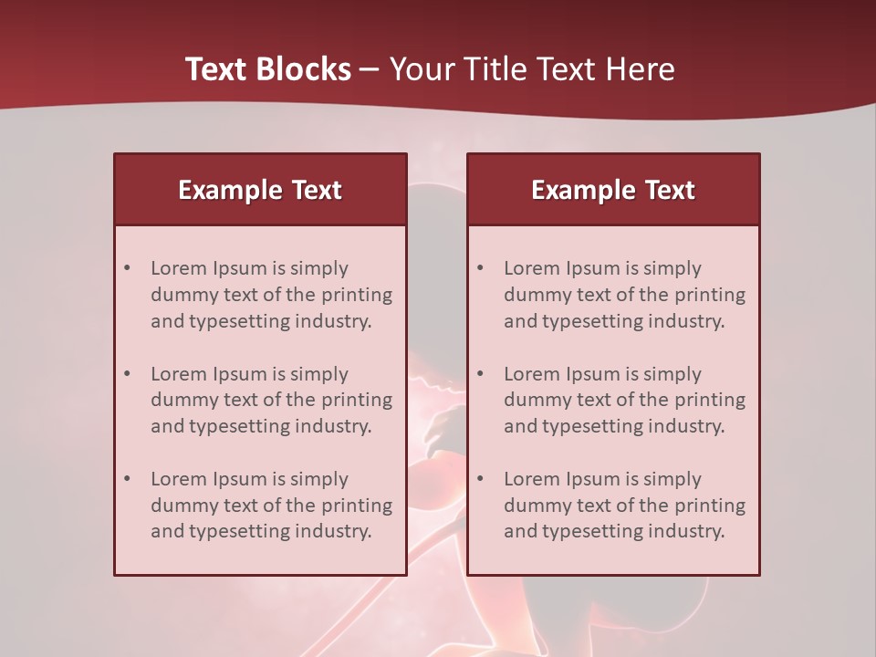 Maternity Embryo Conception PowerPoint Template