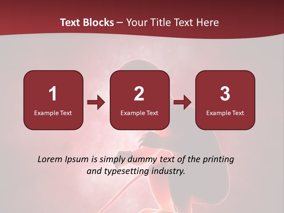 Maternity Embryo Conception PowerPoint Template