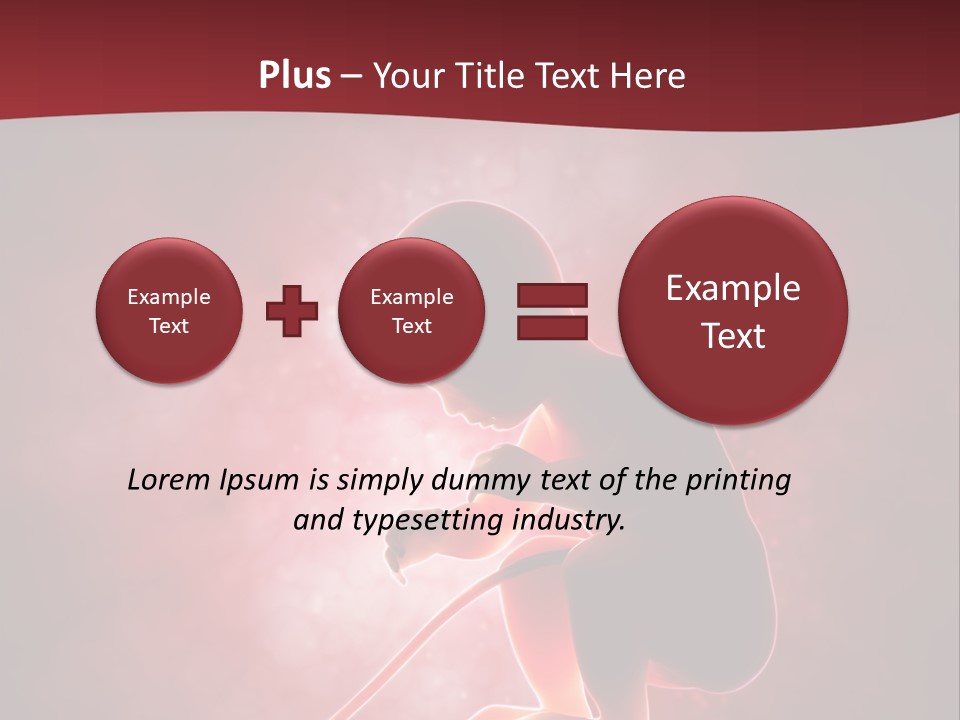 Maternity Embryo Conception PowerPoint Template