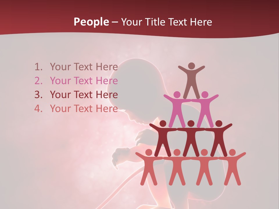 Maternity Embryo Conception PowerPoint Template