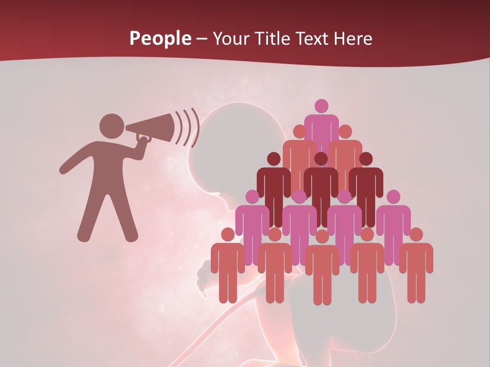 Maternity Embryo Conception PowerPoint Template