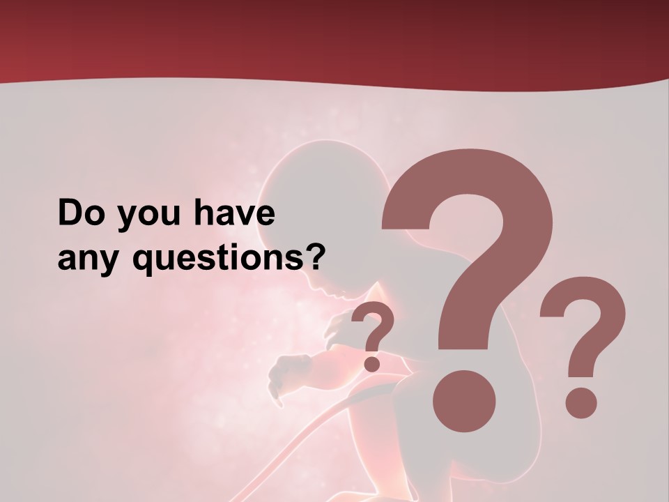 Maternity Embryo Conception PowerPoint Template