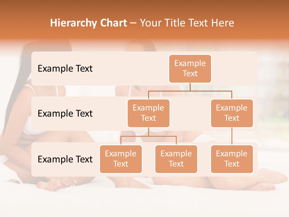 Sitting Chatting Lingerie PowerPoint Template