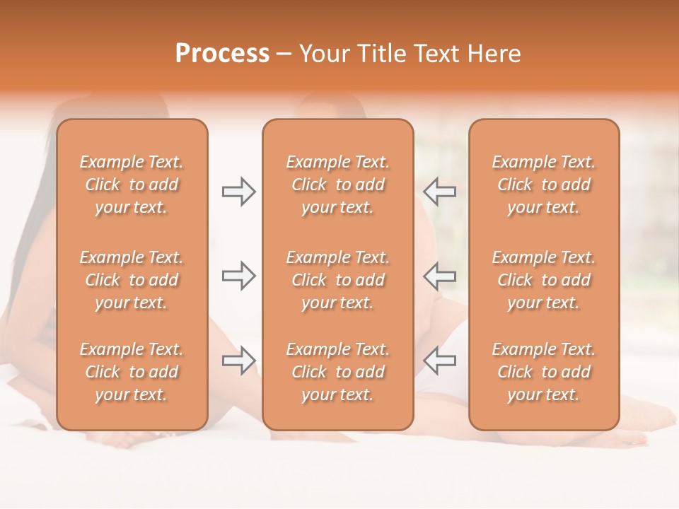 Sitting Chatting Lingerie PowerPoint Template