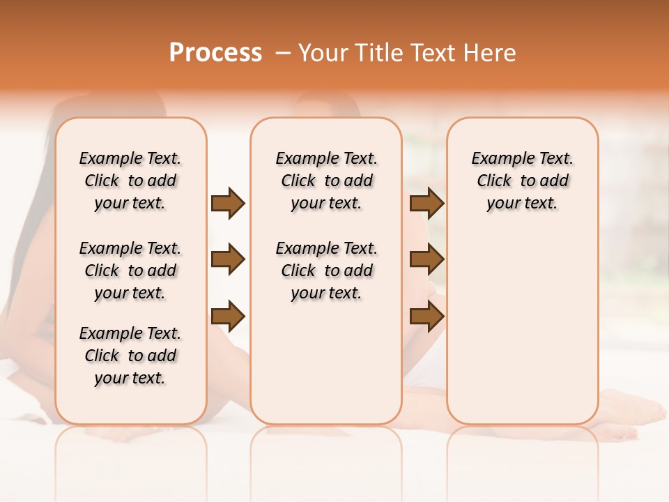 Sitting Chatting Lingerie PowerPoint Template