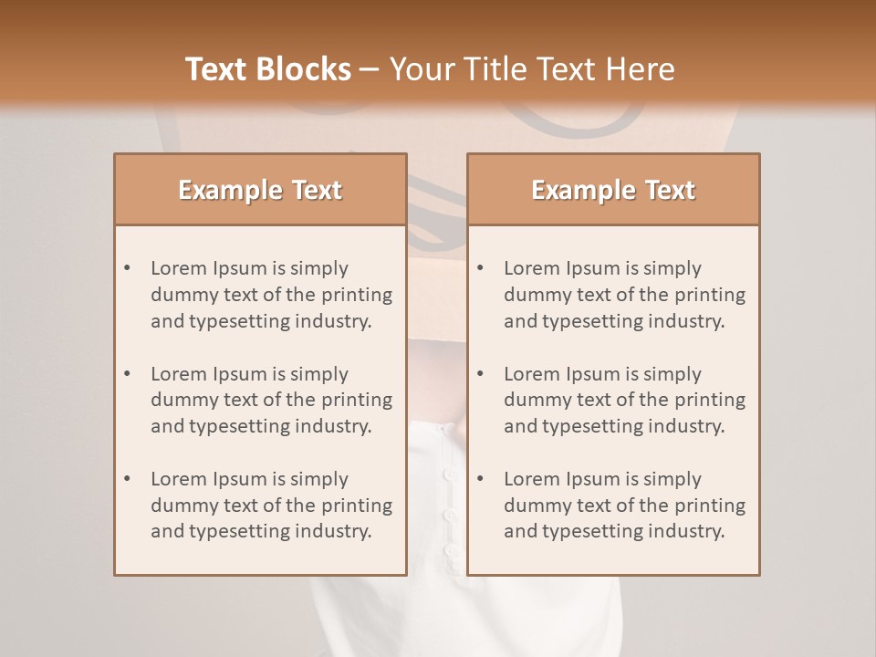 Case Icon False PowerPoint Template