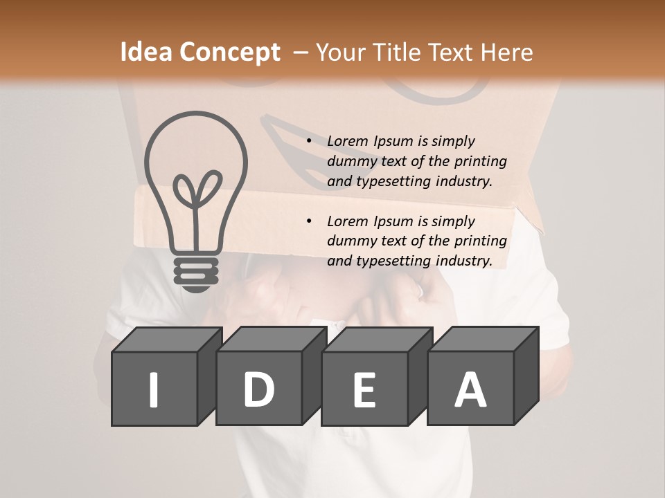 Case Icon False PowerPoint Template