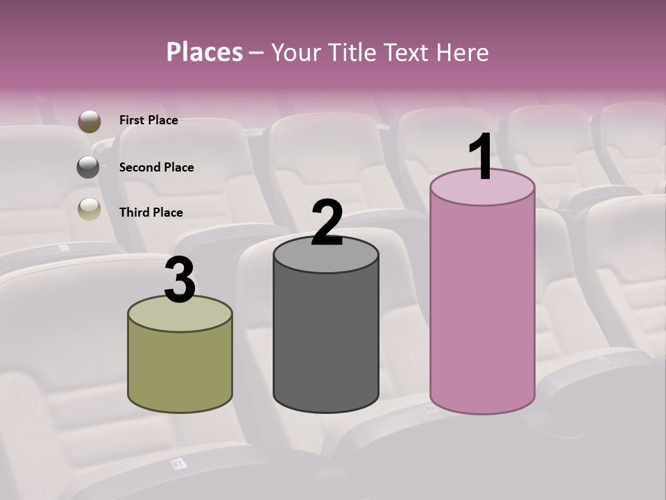 Sinema Oturma Koltuk PowerPoint Template