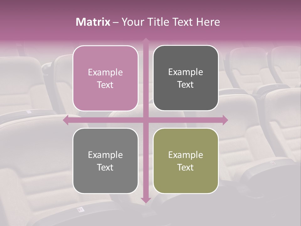 Sinema Oturma Koltuk PowerPoint Template