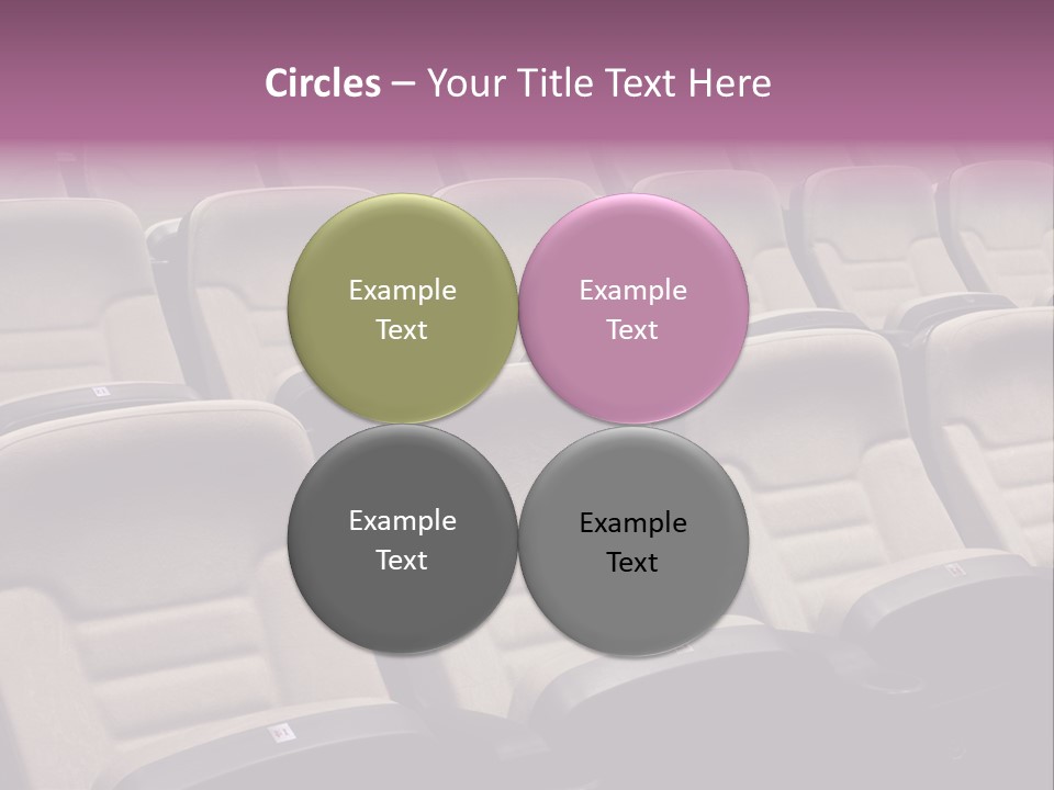 Sinema Oturma Koltuk PowerPoint Template