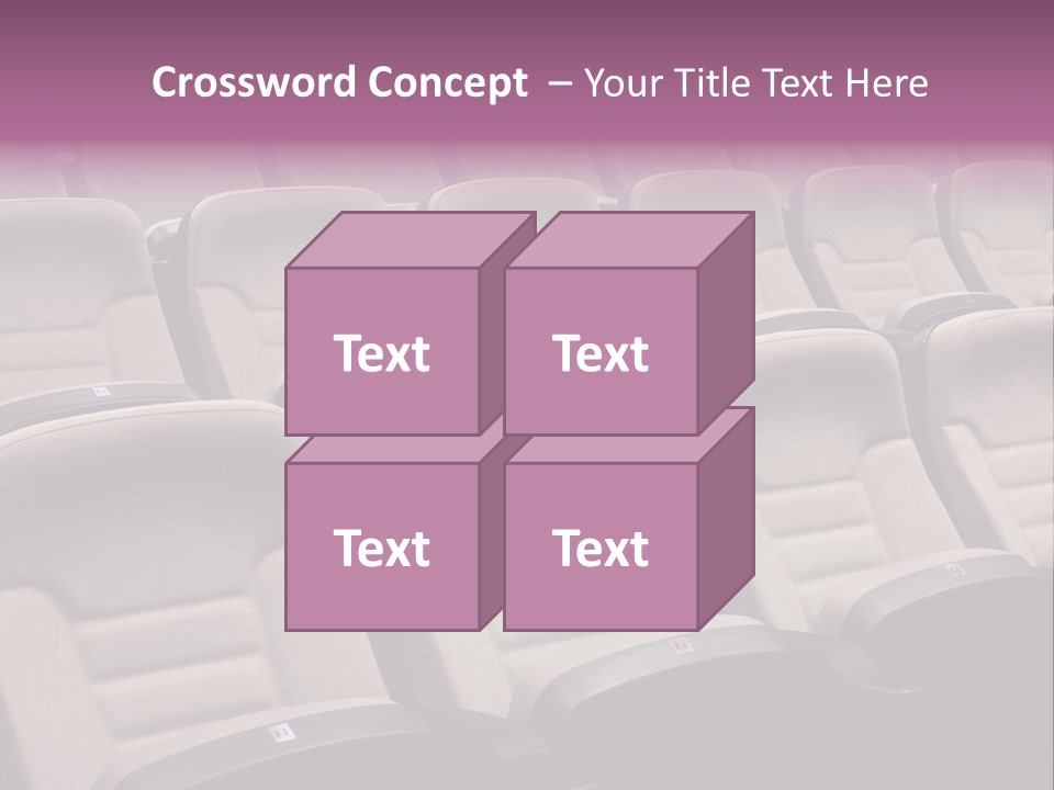 Sinema Oturma Koltuk PowerPoint Template