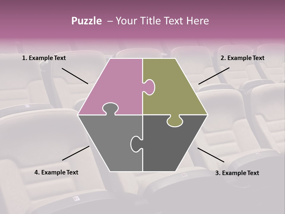 Sinema Oturma Koltuk PowerPoint Template