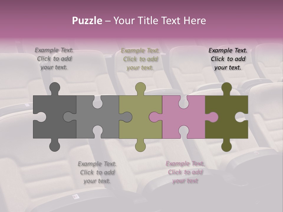 Sinema Oturma Koltuk PowerPoint Template