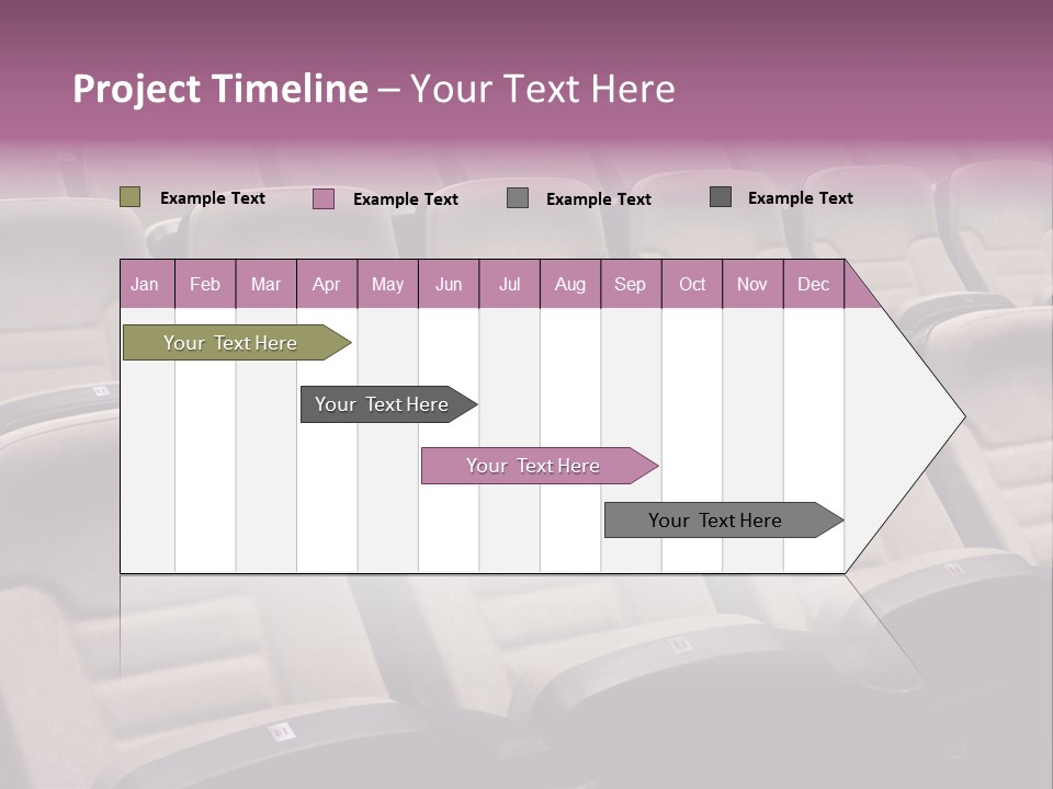 Sinema Oturma Koltuk PowerPoint Template