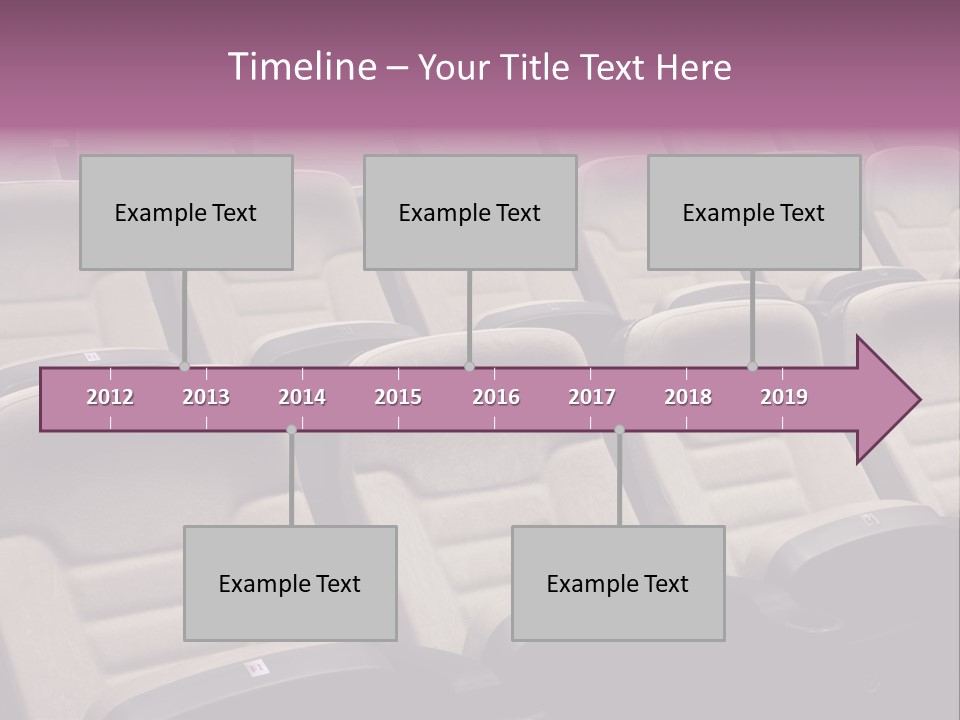 Sinema Oturma Koltuk PowerPoint Template