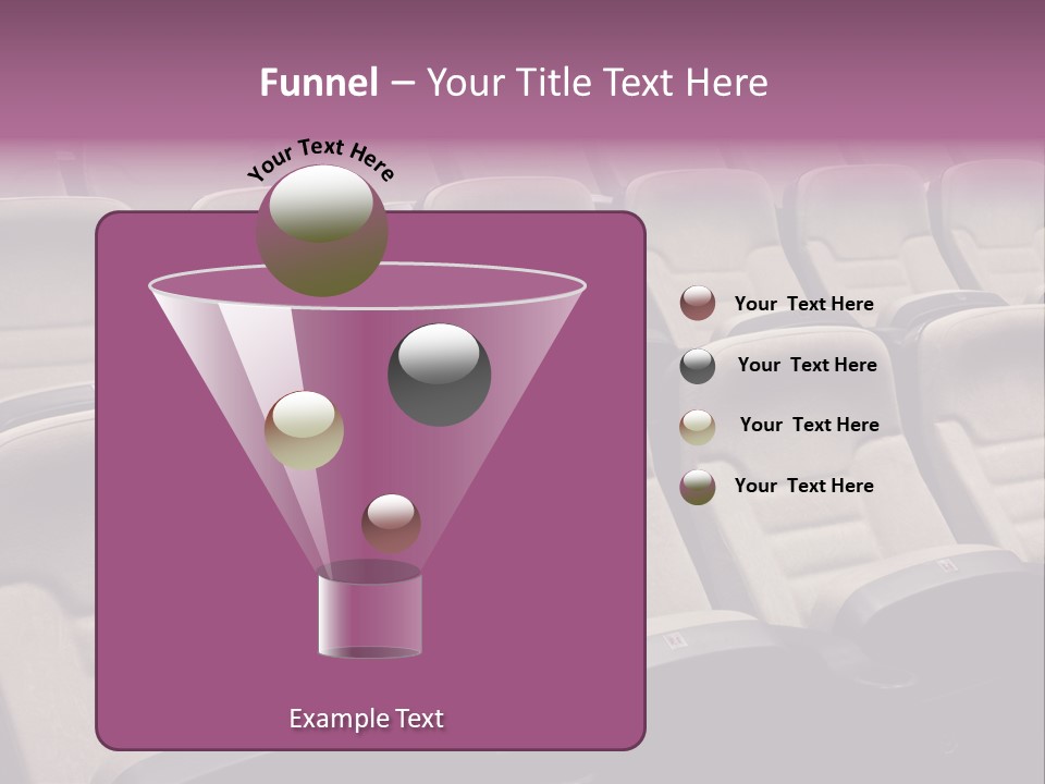 Sinema Oturma Koltuk PowerPoint Template