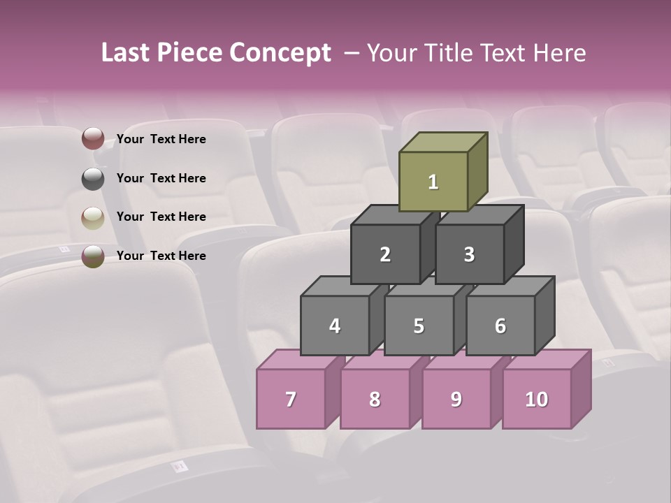 Sinema Oturma Koltuk PowerPoint Template