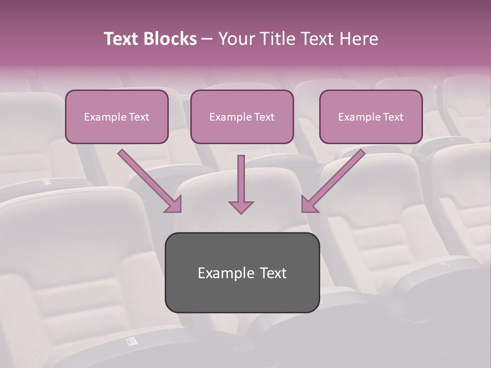 Sinema Oturma Koltuk PowerPoint Template