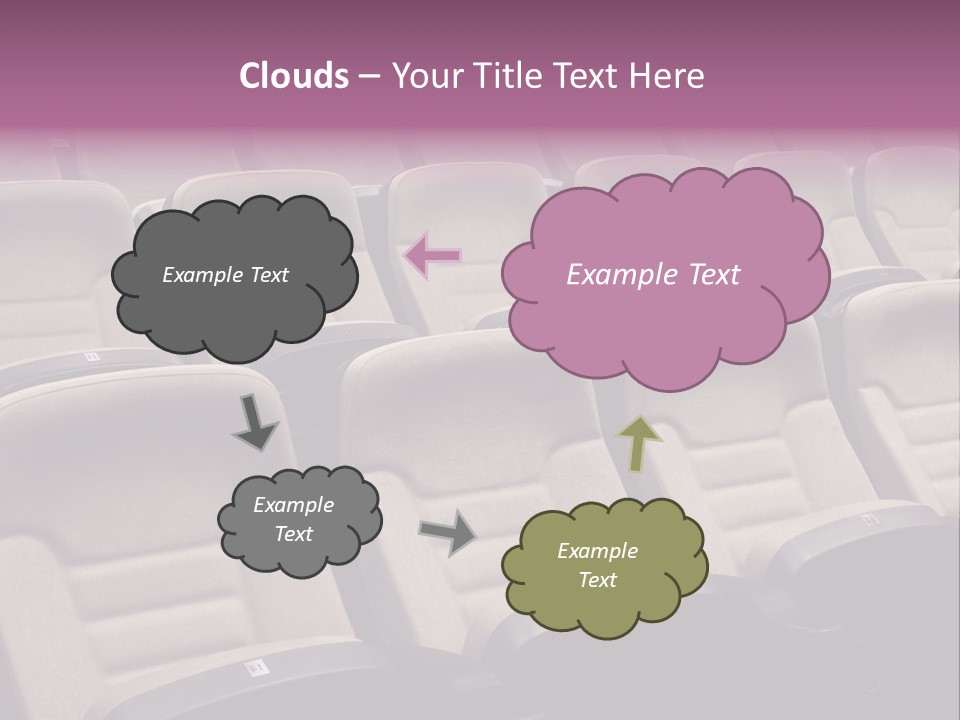 Sinema Oturma Koltuk PowerPoint Template