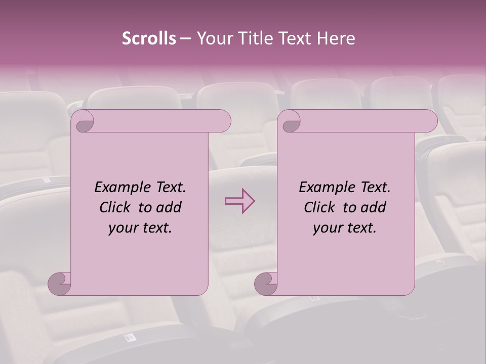 Sinema Oturma Koltuk PowerPoint Template