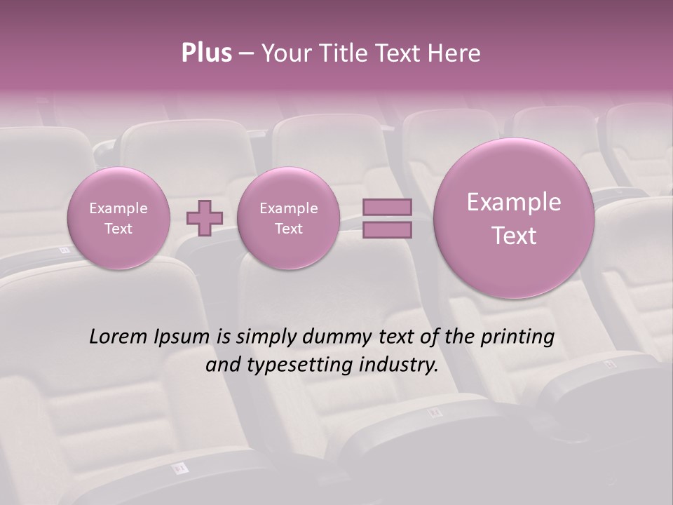 Sinema Oturma Koltuk PowerPoint Template