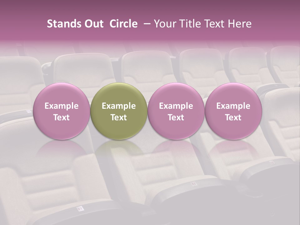 Sinema Oturma Koltuk PowerPoint Template